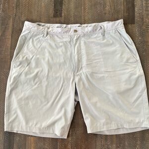 FJ Footjoy Golf Shorts Mens 40 Gray Chino Stretch Performance